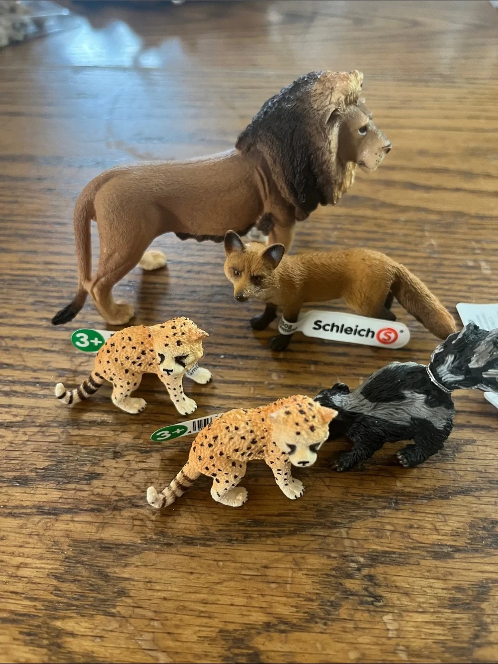Schleich Zoo Animal Figurine Set - Brown, Tan, Black Assortment